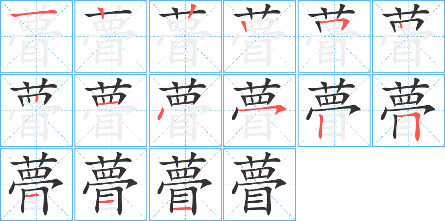 瞢的筆順筆畫