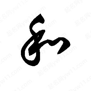 王天喜寫(xiě)的草字和