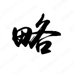 禹衛(wèi)寫的行書略